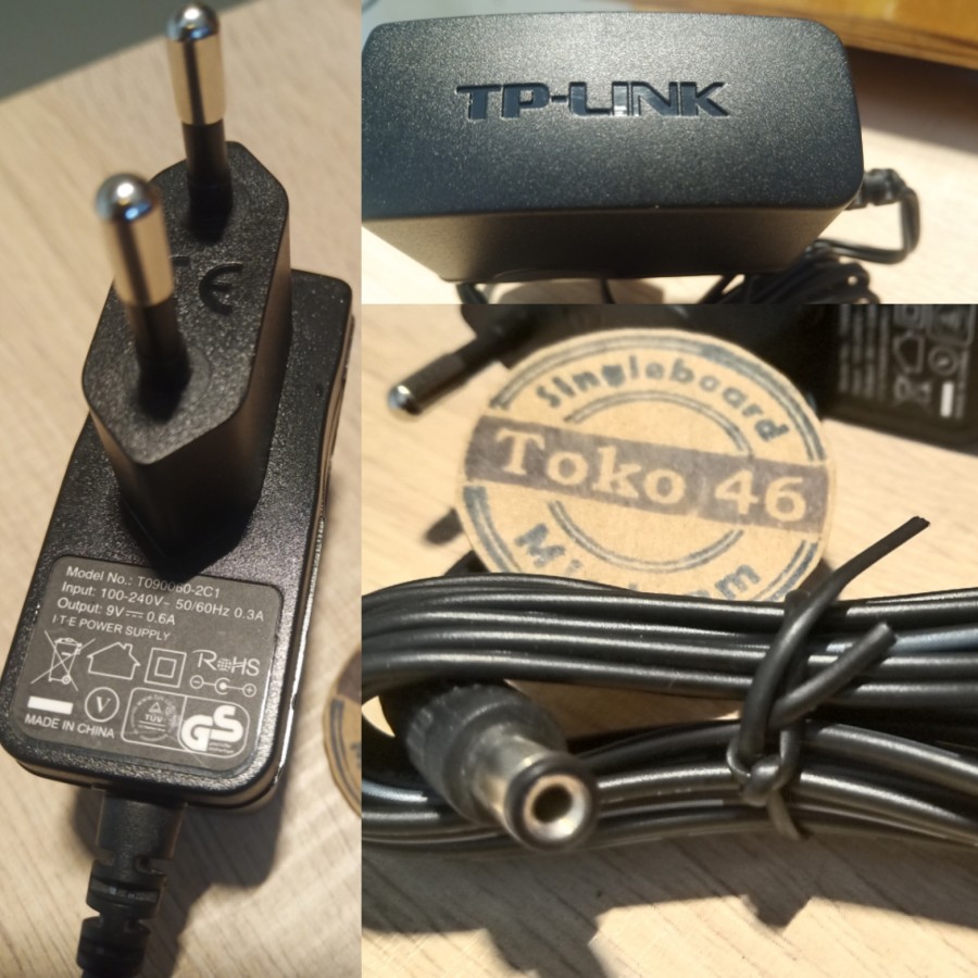 Charger Tp-Link Adapter Tp-Link Adaptor Tp-Link Ori Original 9V 0.6A TD W8961N N300RT W8901G W8101N