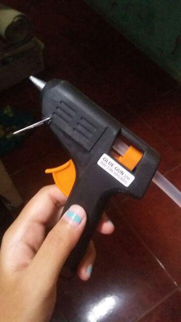 Glue Gun 20 Watt Alat Lem Tembak Serbaguna New Ada Tombol On /off