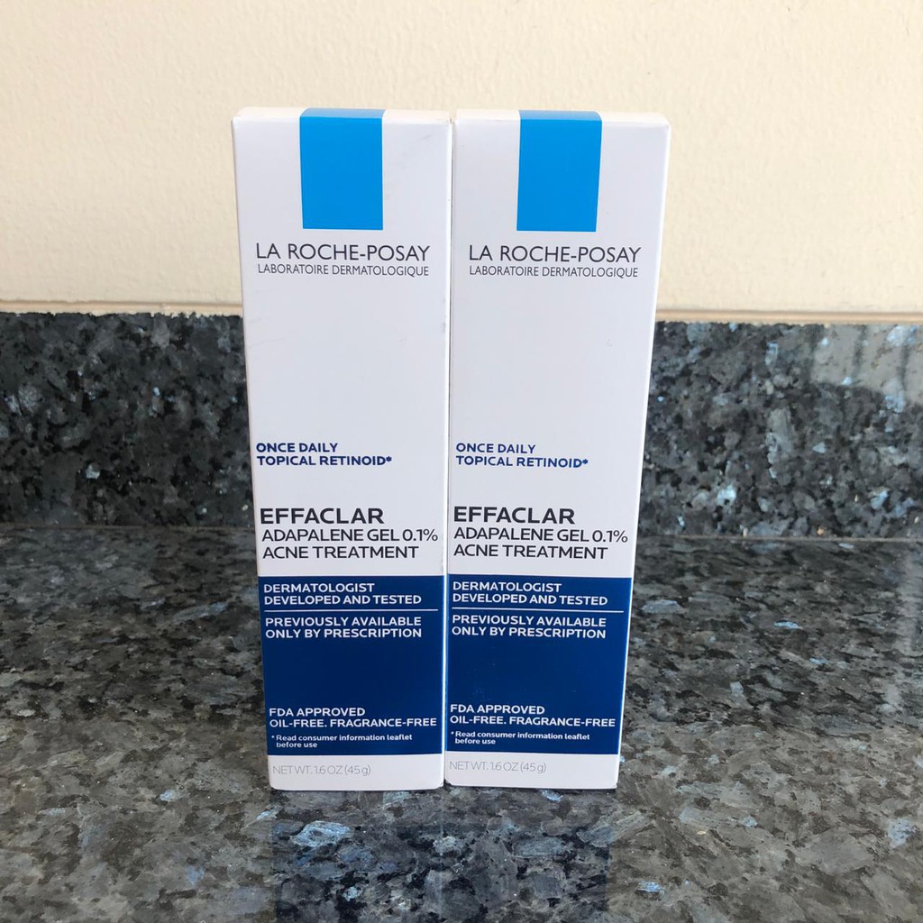 La Roche-Posay Effaclar Adapalene Gel 0.1% Retinoid Acne Treatment 1.6 oz