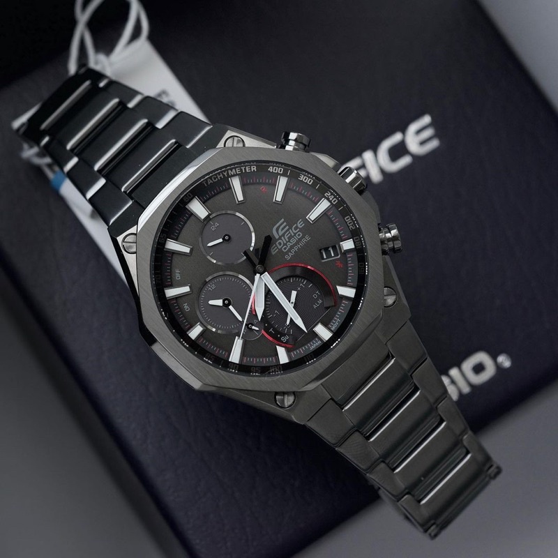 Jam Tangan Pria Merk Casio Edifice Type EQB 1100 Full Set