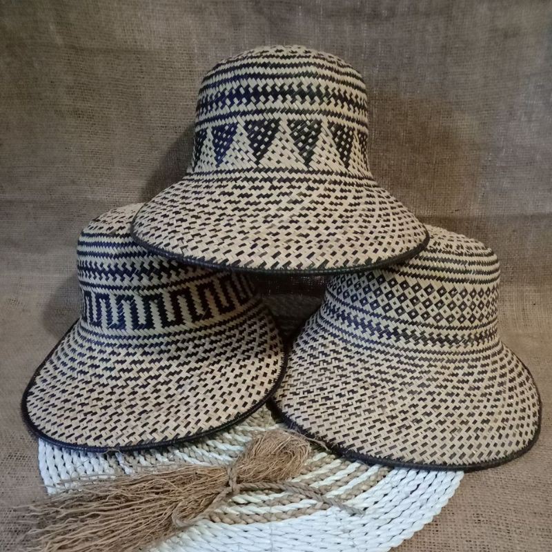 Topi Rotan Cewek/indang apang galeri/anyaman rotan/topi cewek/topi wanita/topi pantai/topi trendy