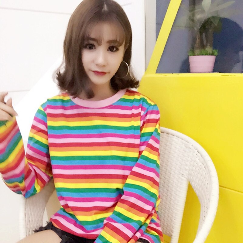 Bess - Kaos Lengan Panjang RAINBOW / Kaos Lengan Panjang RAINBOW - XL