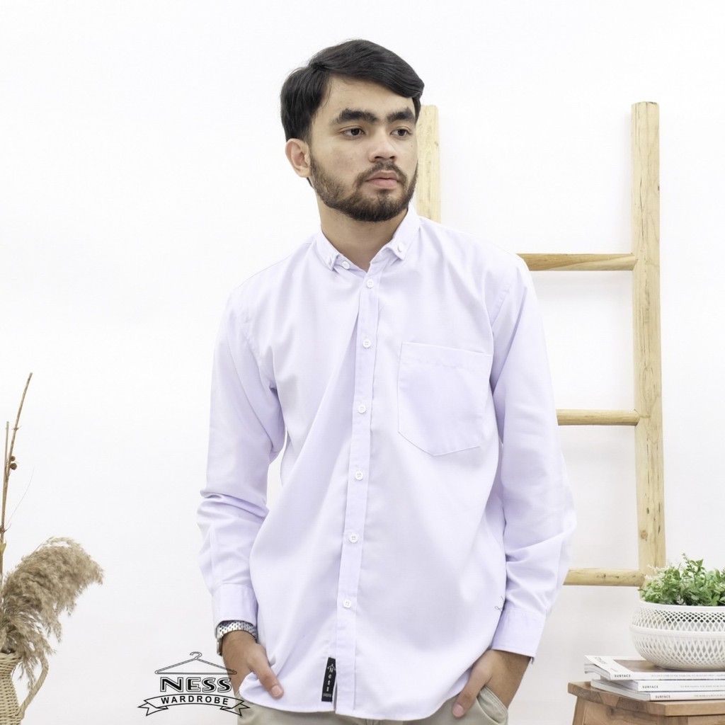 KEMEJA POLOS CASUAL PRIA TERBARU PREMIUM MURAH / KEMEJA POLOS PRIA CASUAL