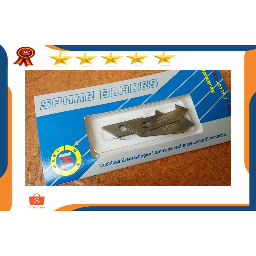 Produk Ready 6pcs isi Refill mata cutter acrylic akrilik c-mart mata pisau potong Baja SK2