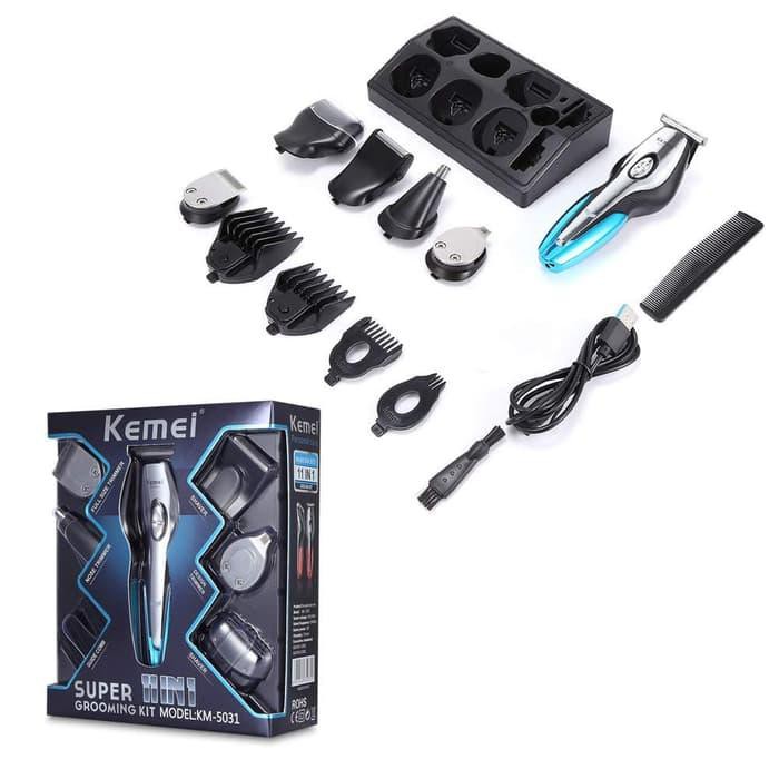 KEMEI KM 5031 MESIN ALAT CUKUR RAMBUT HAIR TRIMMER GOOMING KIT