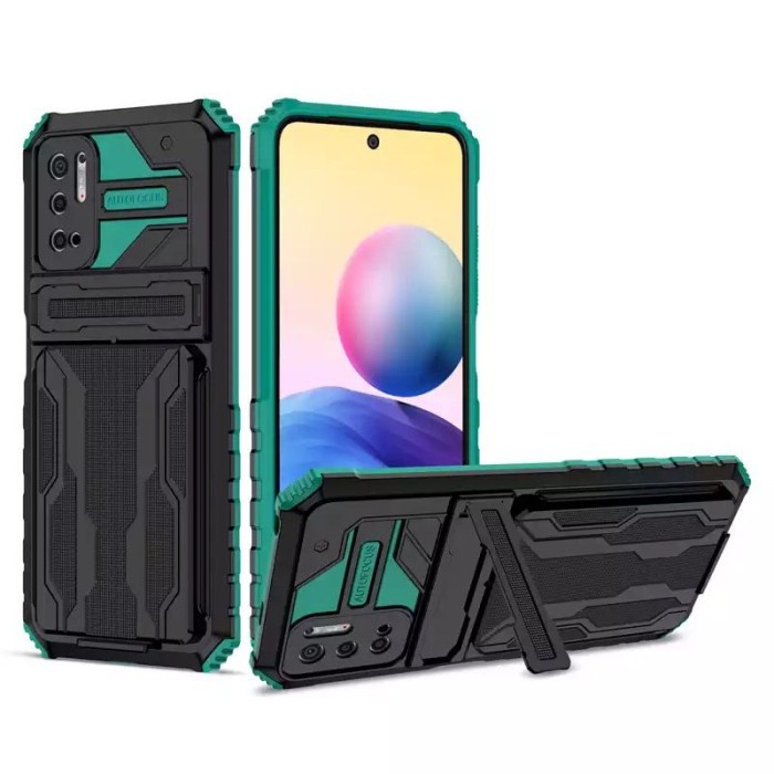 CASE XIAOMI POCO X3 NFC / X3 / X3 PRO TRANSFORMERS SLOT CARD + STANDING