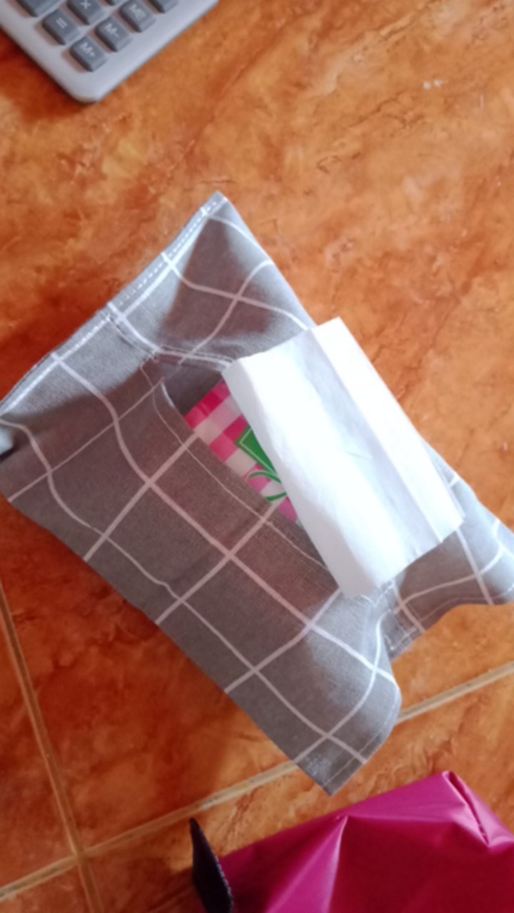 Tempat Tissue Kanvas Kotak Penyimpanan Tissue