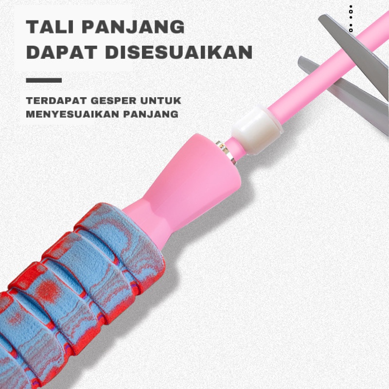 Mainland Skipping Tanpa Kabel Ropeless Tanpa Tali Alat Fitness Anak Dewasa OST105