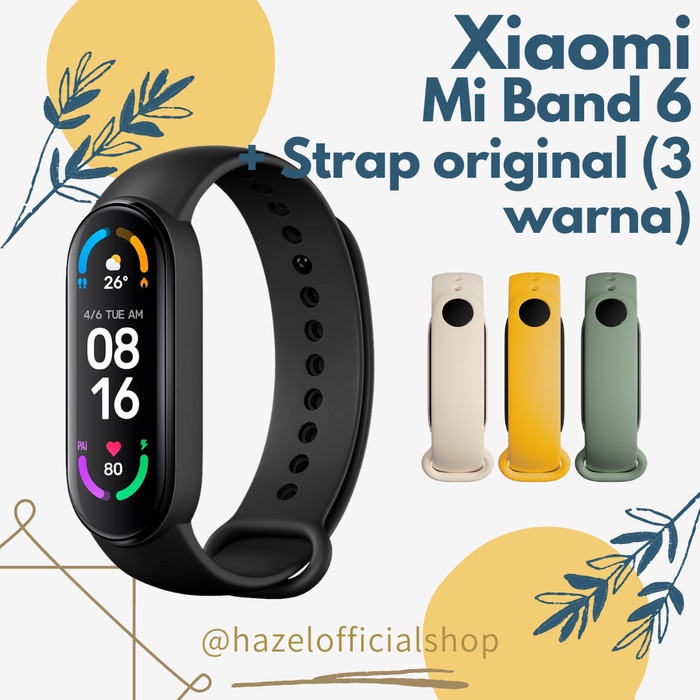 Xiaomi Mi Band 6 + Strap Original 3 warna