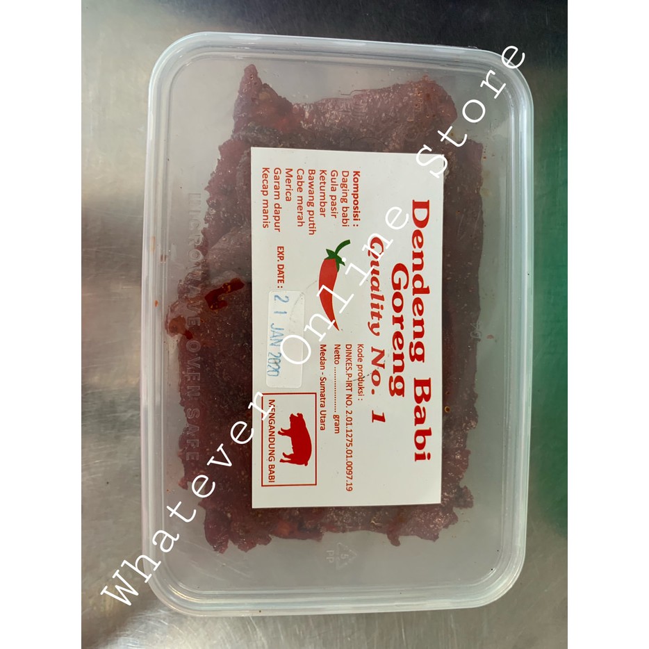 Dendeng Babi Goreng Dendeng Babi Medan Shopee Indonesia