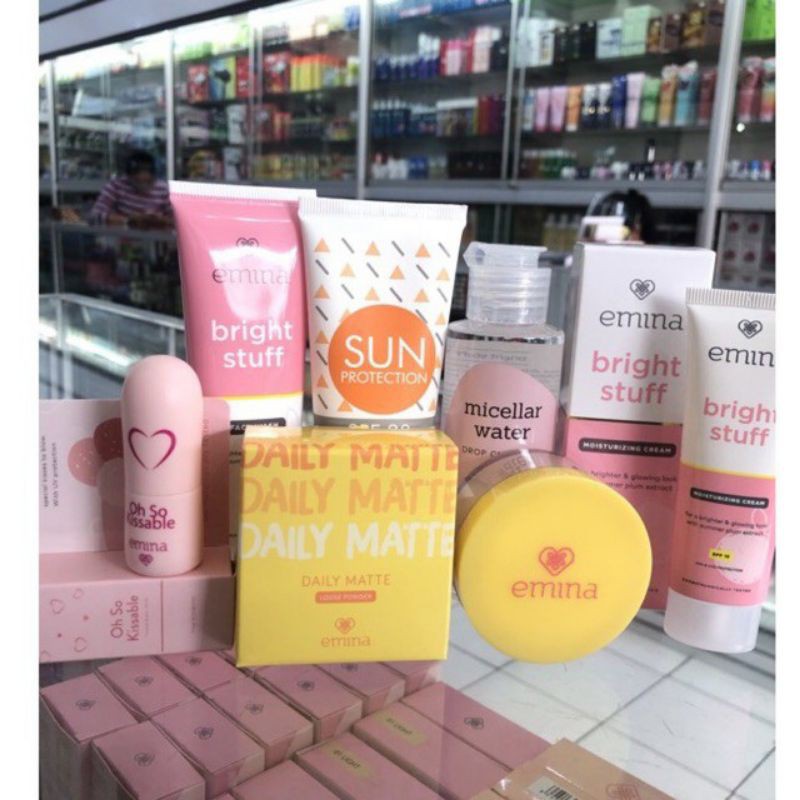 Paket Emina Bright Stuff Series Lengkap Murah/Skincare Remaja-2