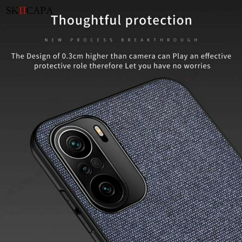 Redmi Note 10 / Note10 Pro Softcase Denim Cover Soft Case Silikon