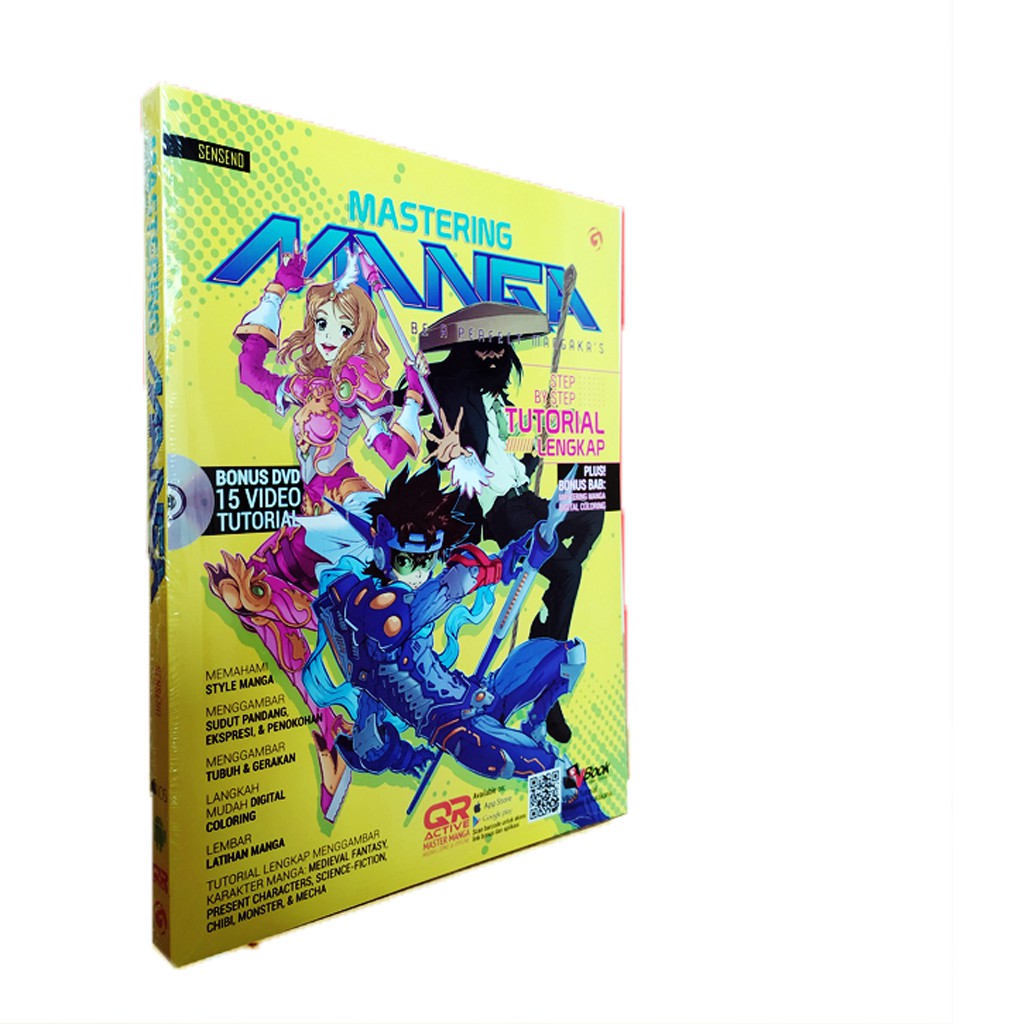 Jual BUKU BELAJAR MENGGAMBAR: MASTERING MANGA - TUTORIAL LENGKAP