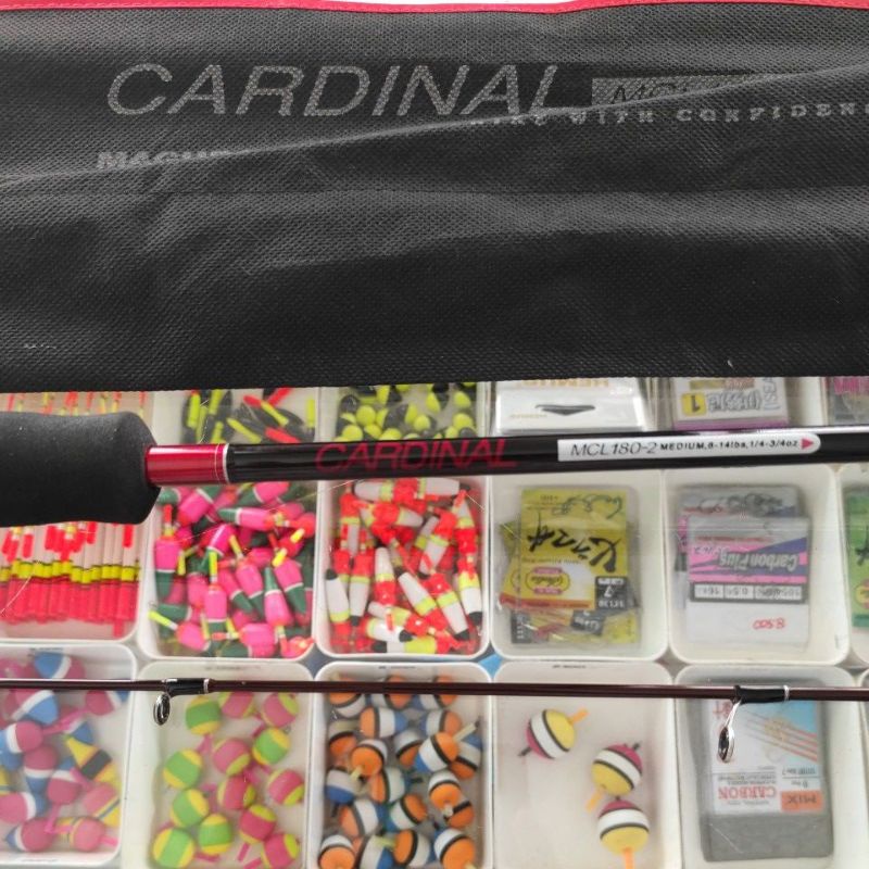 Stik rod pancing FUJI MAGURO CARDINAL 180 carbon solid