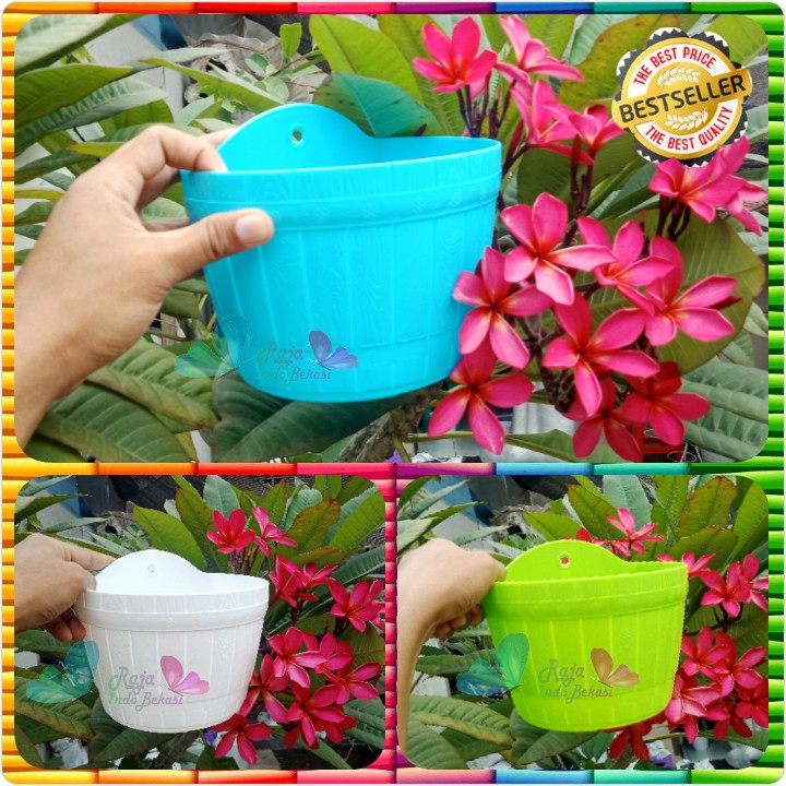 POT DINDING GENTONG 22 PUTIH BIRU HIJAU POT TEMPEL GENTONG POT DINDING GENTONG 22 PUTIH BIRU HIJAU POT TEMPEL GENTONG