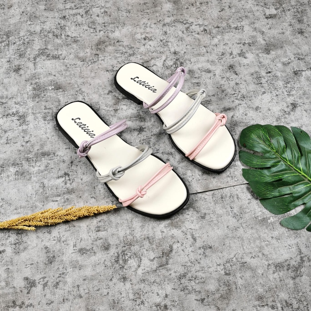 Leony - VIERA Sandal Flat Wanita