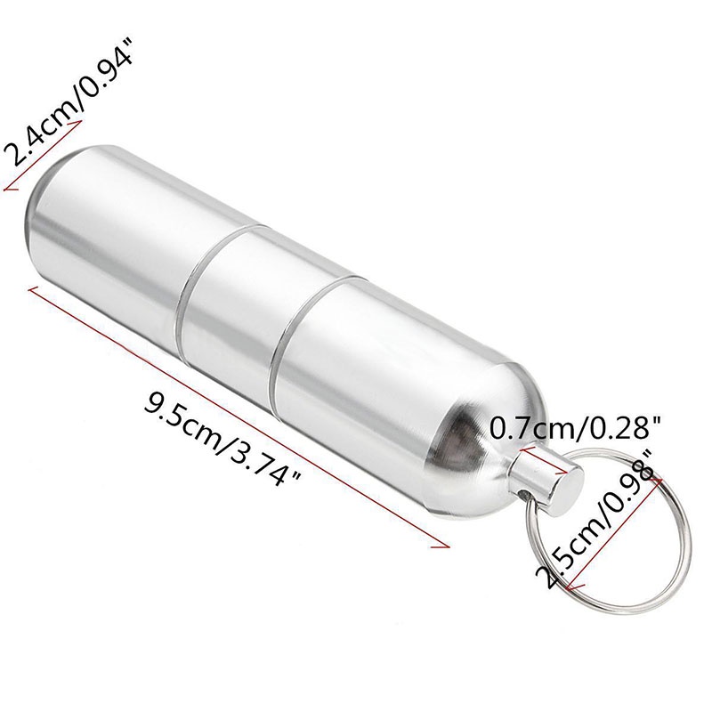 Case Bungkus Rokok Cylinder Stainless Steel Cigarette Case - LCLYL