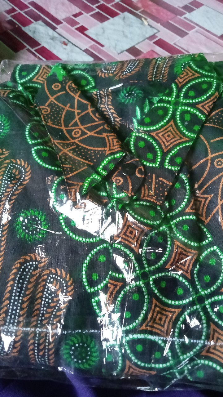 Atasan Batik Pria Lengan Panjang Kenongo Hem Padi Pekalongan M L Xl