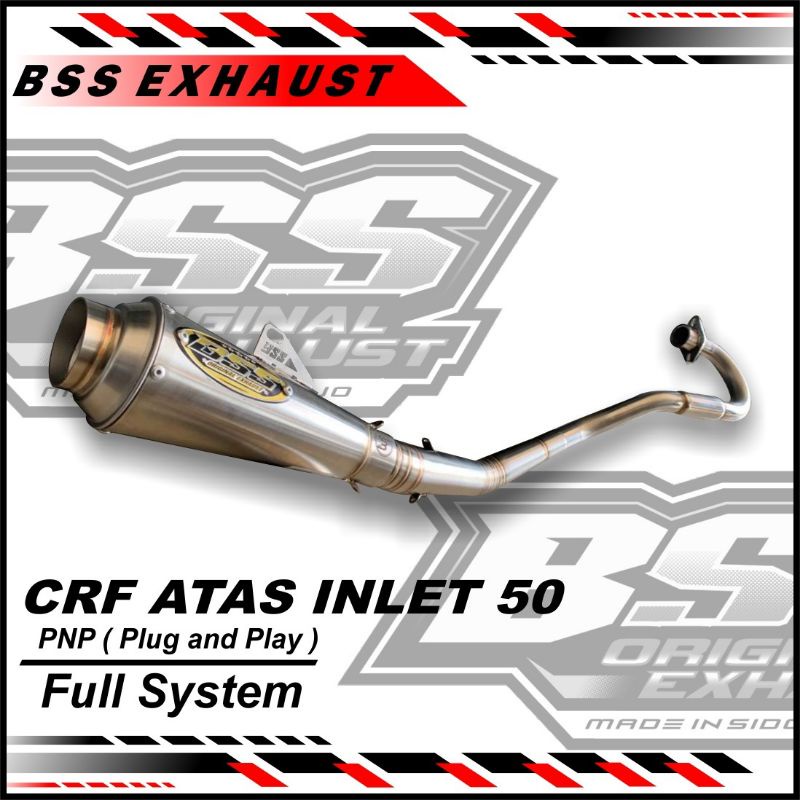 Knalpot BSS CRF Inlet 50 Original BSS