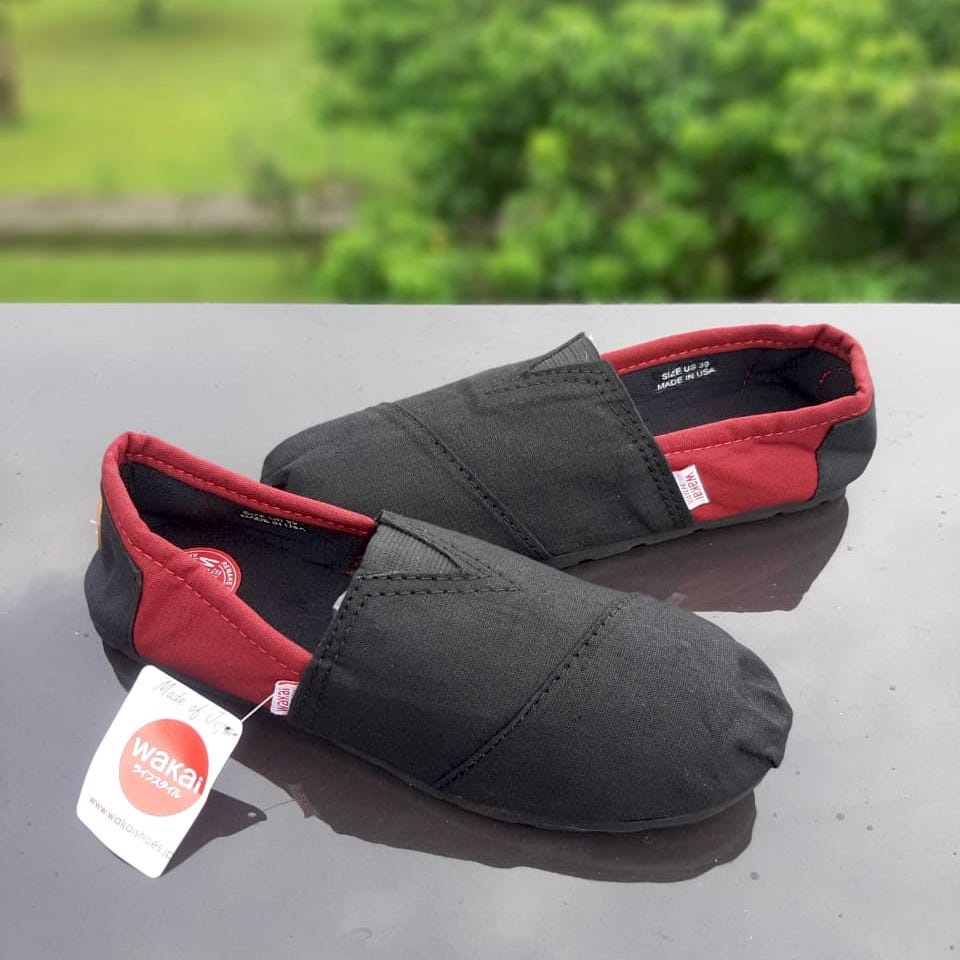 VINANDOZ WK-2630 Sepatu Anak Laki laki WAKAI Slip On - Premium Sol Karet Anti Slip