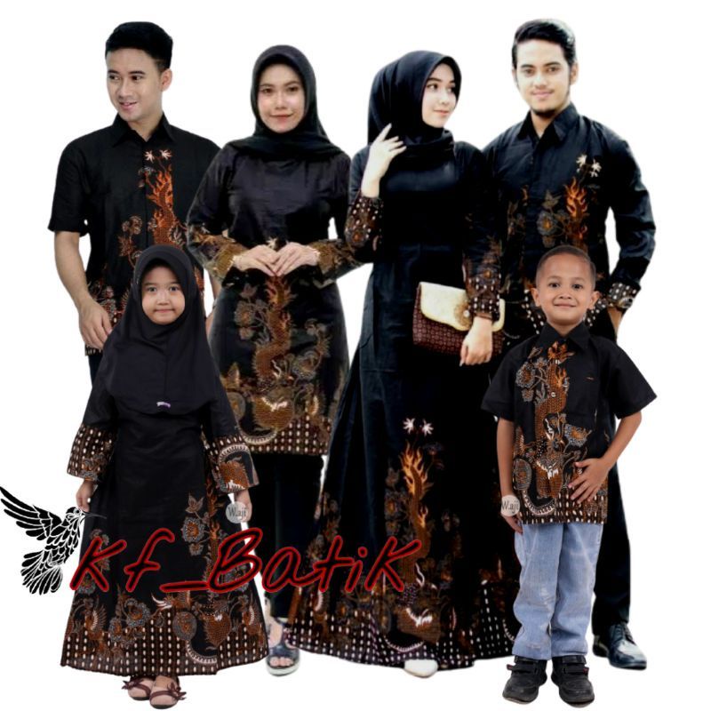 Baju batik Batik  Pria Gamis Batik Couple Keluarga • Sarimbit Batik • TERLENGKAP • TERBARU • 8254