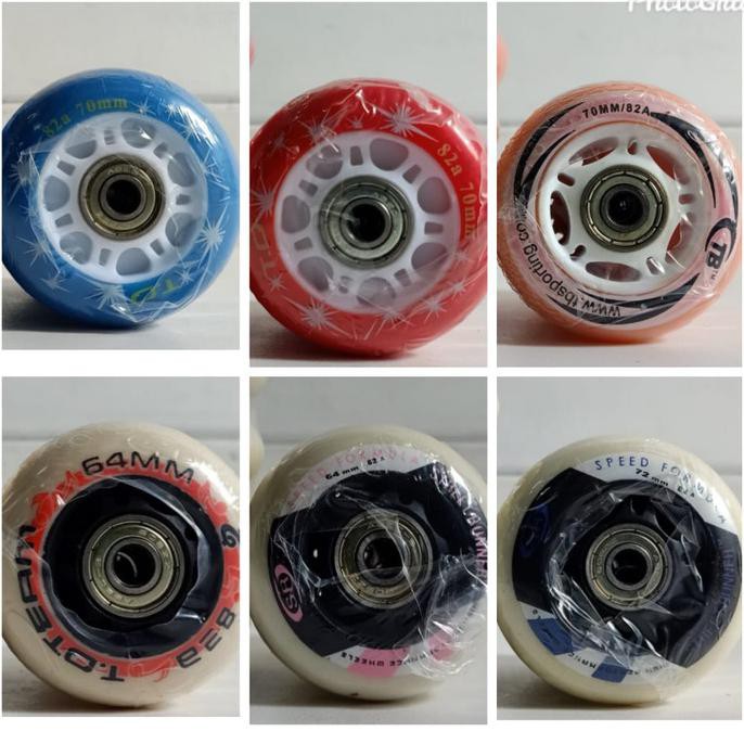 Ban/Roda Karet Sepatu Roda/inline skate+Bearing