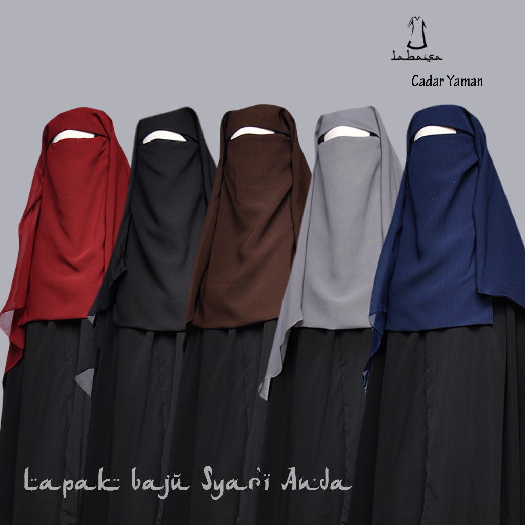 Cadar Niqob Yaman Sifon Hycont | Layer Belakang 1 meter | LABASA Original | Bisa COD