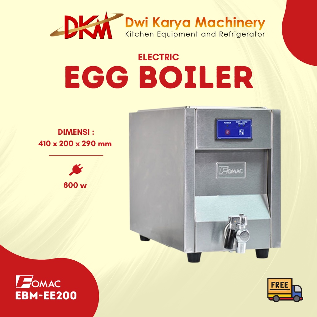 MESIN PEREBUS TELUR FOMAC Egg Boiler Machine EBM-EE200