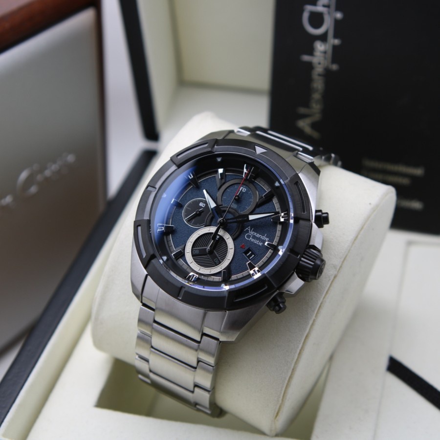 JAM TANGAN PRIA ALEXANDRE CHRISTIE AC 6621 RANTAI ORIGINAL GARANSI RESMI 1 TAHUN