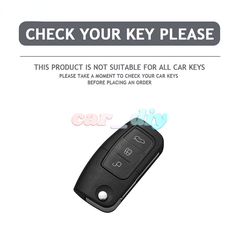 Casing Kunci Remote Mobil Ford Fiesta Focus 2 Ecosport Kuga Escape Falcon B-Max C-Max