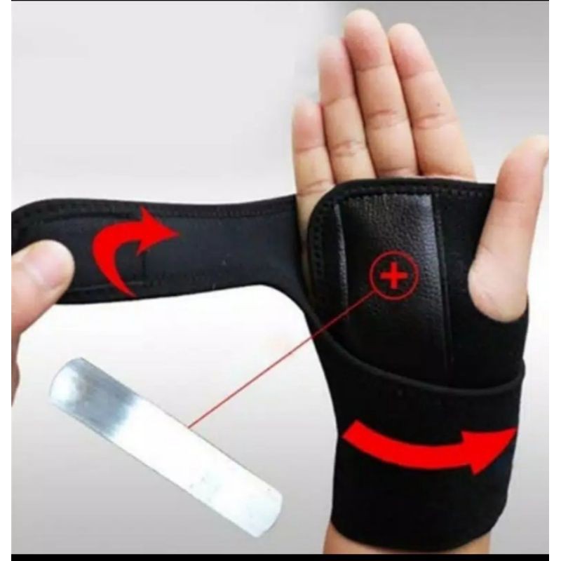 wrist support strap # Orthopaedic Hand Brace # Pelindung ankle tangan# carpal tunnel syndrome