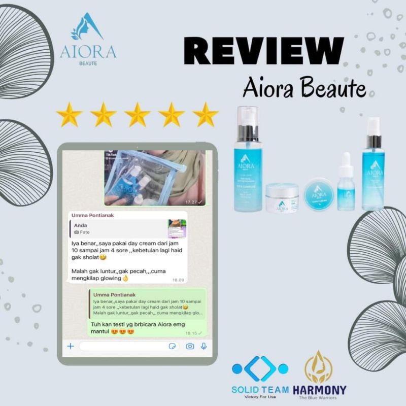 AIORA SKINCARE BPOM CREAM WAJAH PAKET GLOWING ACNE-1
