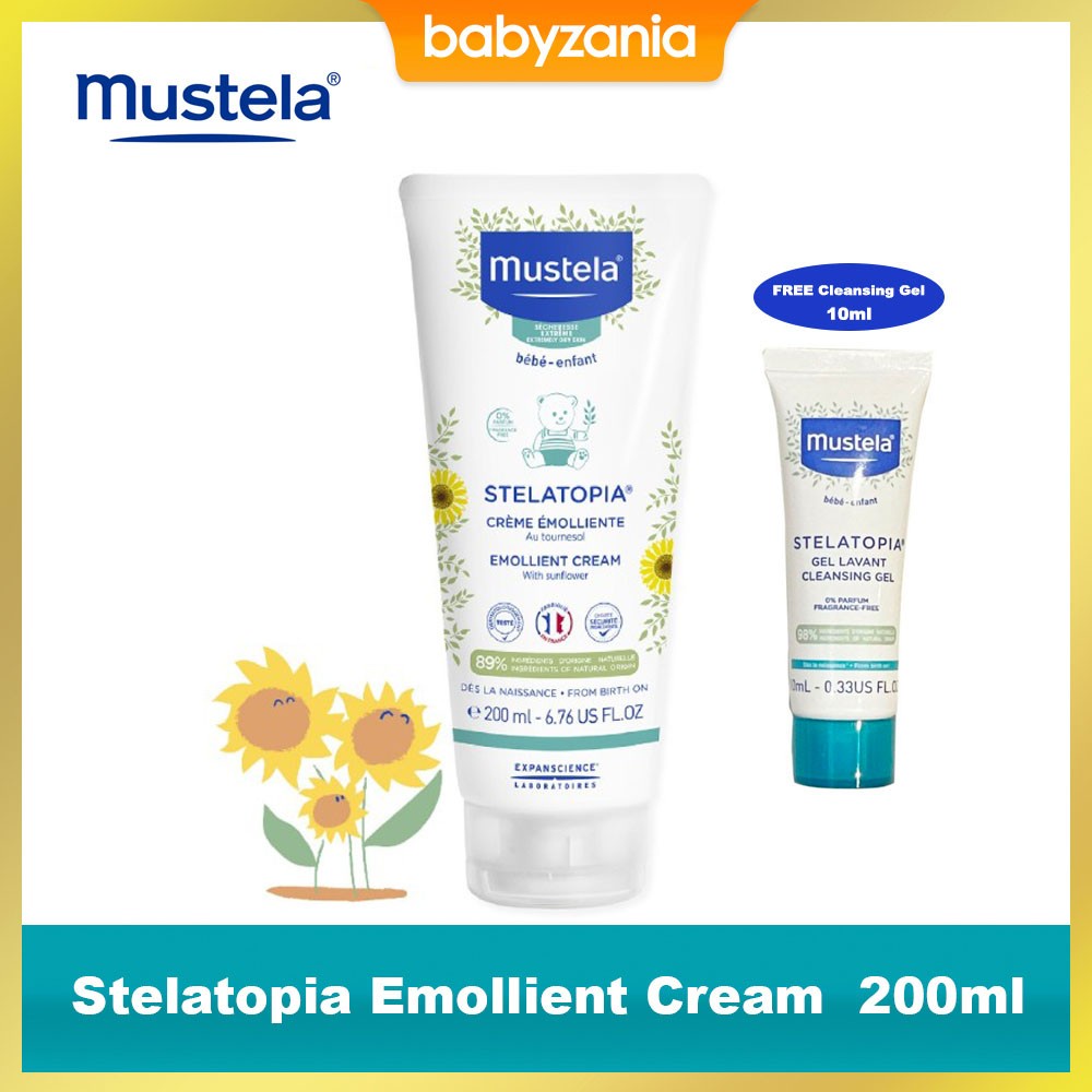 Mustela Stelatopia Emollient Cream 200ml