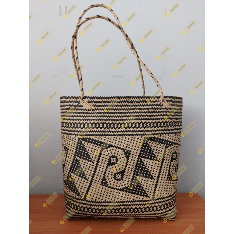 tas anyaman rotan handmade dayak long sule kalimantan (A9)