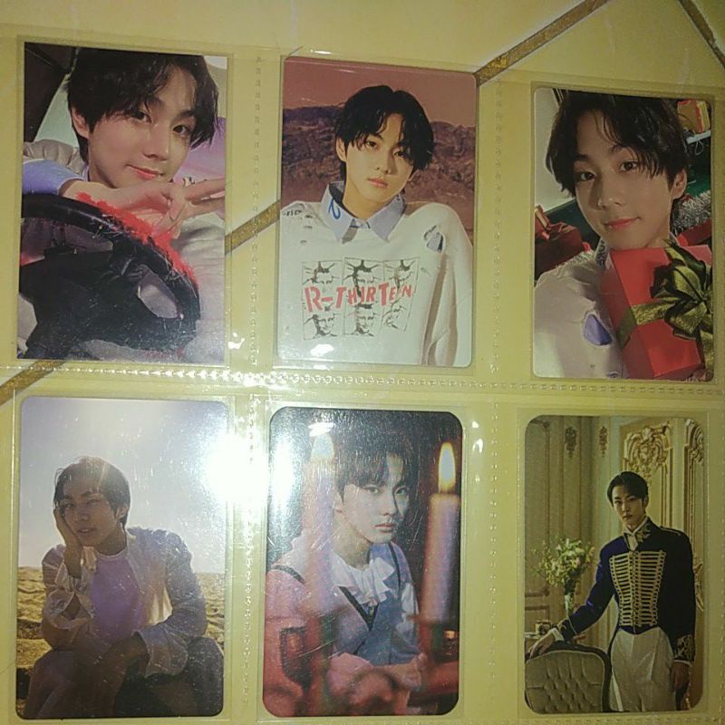 Photocard Jungwon Enhypen Cardingan Merch Box Holiday Benefit Weverse Dilemma Mecima Border Day One 