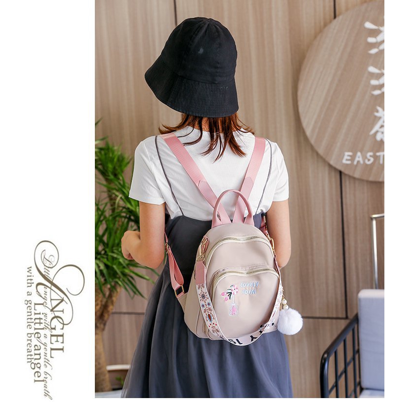 MV_Marvelouz mv111648 tas ransel wanita import terbaru motif flower 1kg bisa 3 tas GT1648 EL 6038