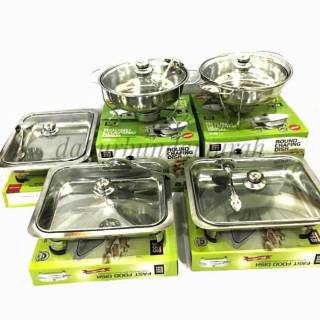 1 Set prasmanan 2/3 wr stainless fuul kaca | Shopee Indonesia