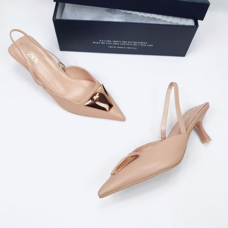 ZR Slingback Kitten 7cm Heels 22130