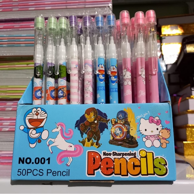 Pensil Bensia Karakter-Pensil Susun Karakter Murah (1Pcs)