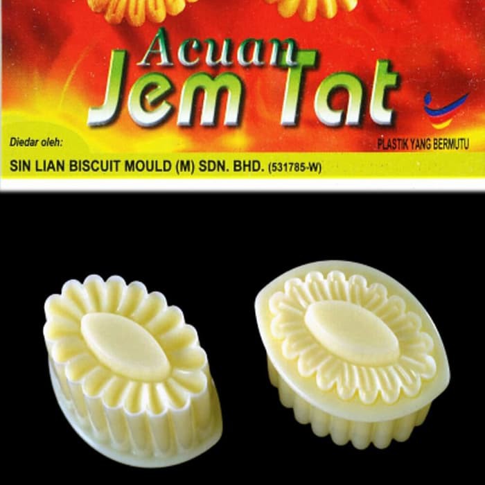 Acuan Jem Tat 172 Cetakan Kue Kering Nastar Biskuit PlastiK Malaysia