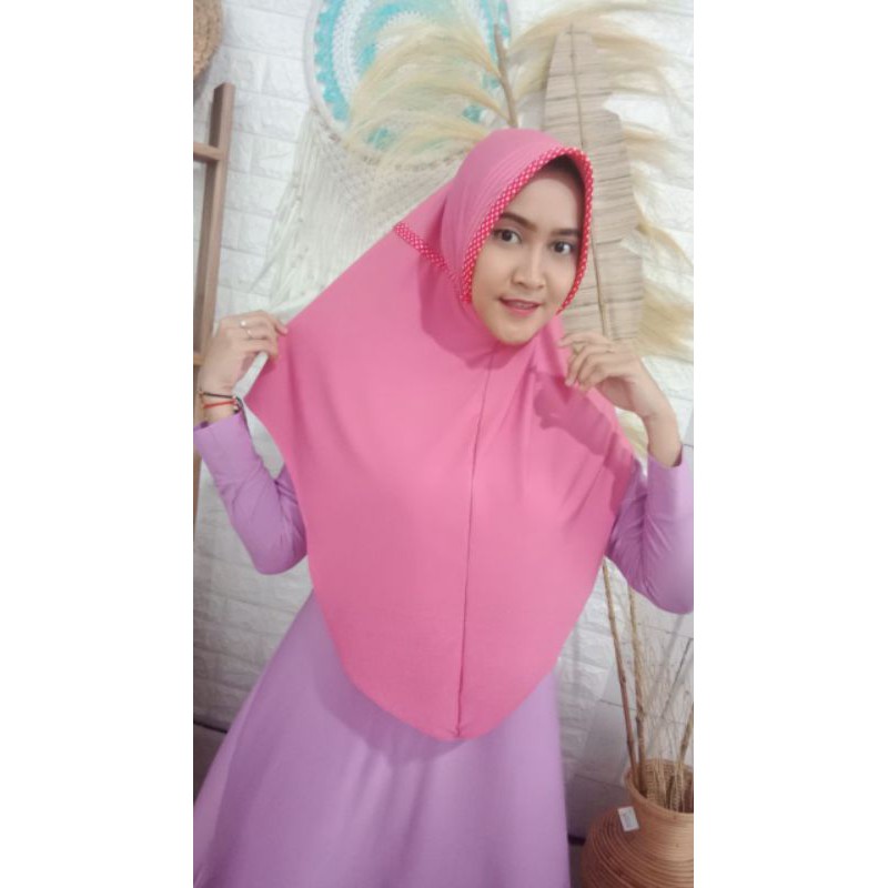 Hijab AIP Lis Polka..ORI by:AIP