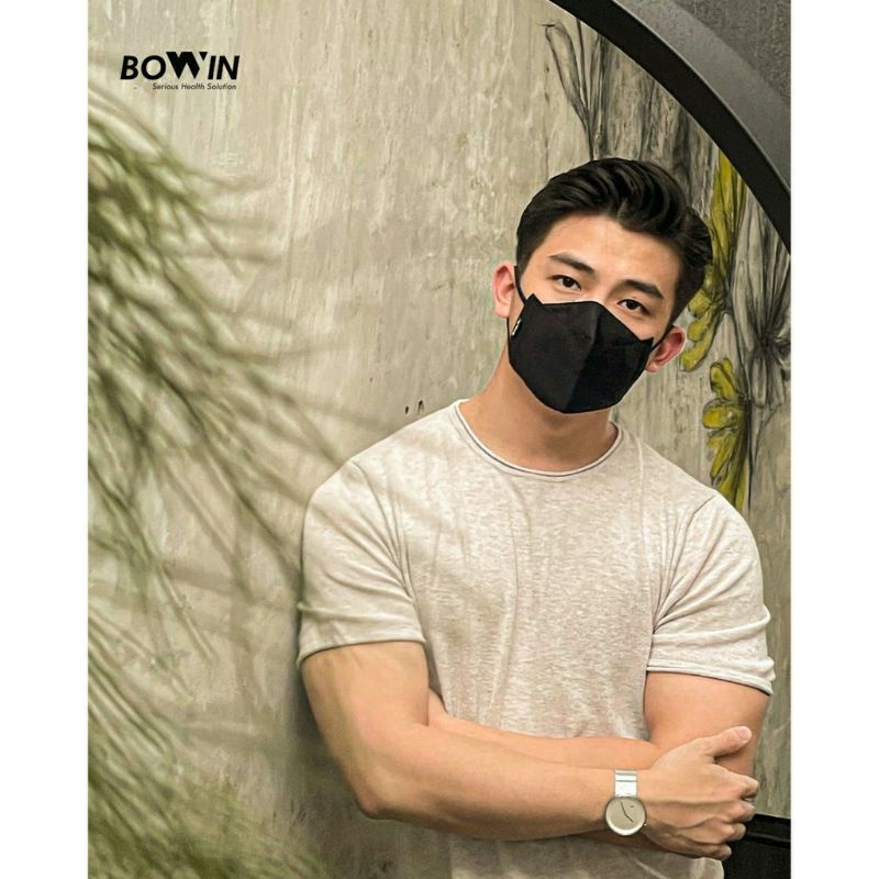 BOWIN Masker Bomber -2x Anti Bakteri &amp; Percikan (Masker Kain 4 Lapisan)