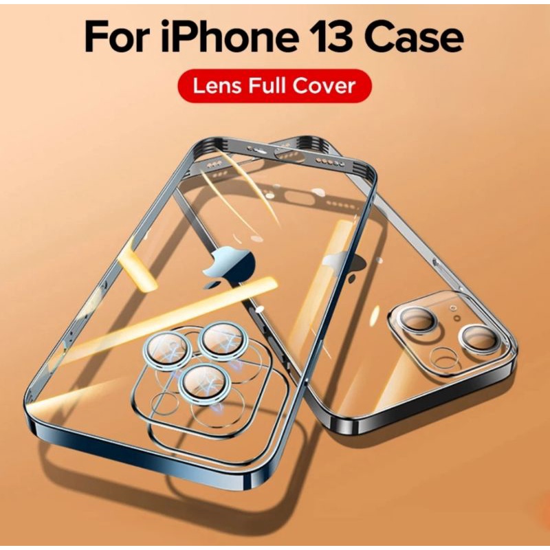 Silicone Plating LENS CAMERA PROTECT Iphone XR 11 12 13 Pro Max 12 13 Mini Case