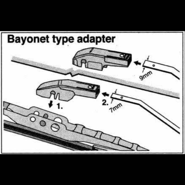 Jual type wiper adaptoradaptor wiper model tusukbaut Shopee