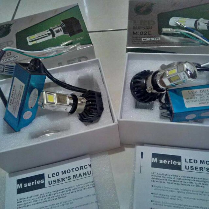 Lampu LED 3mata AC/DC
