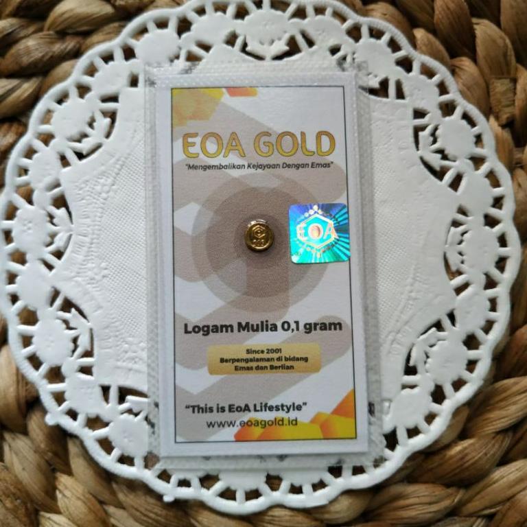 NEW PRODUCT 9535 Emas Logam Mulia Mini Gold Eoa Gold emas mini Antam 0,025 0,05 0,1 0,2 gram ㋿