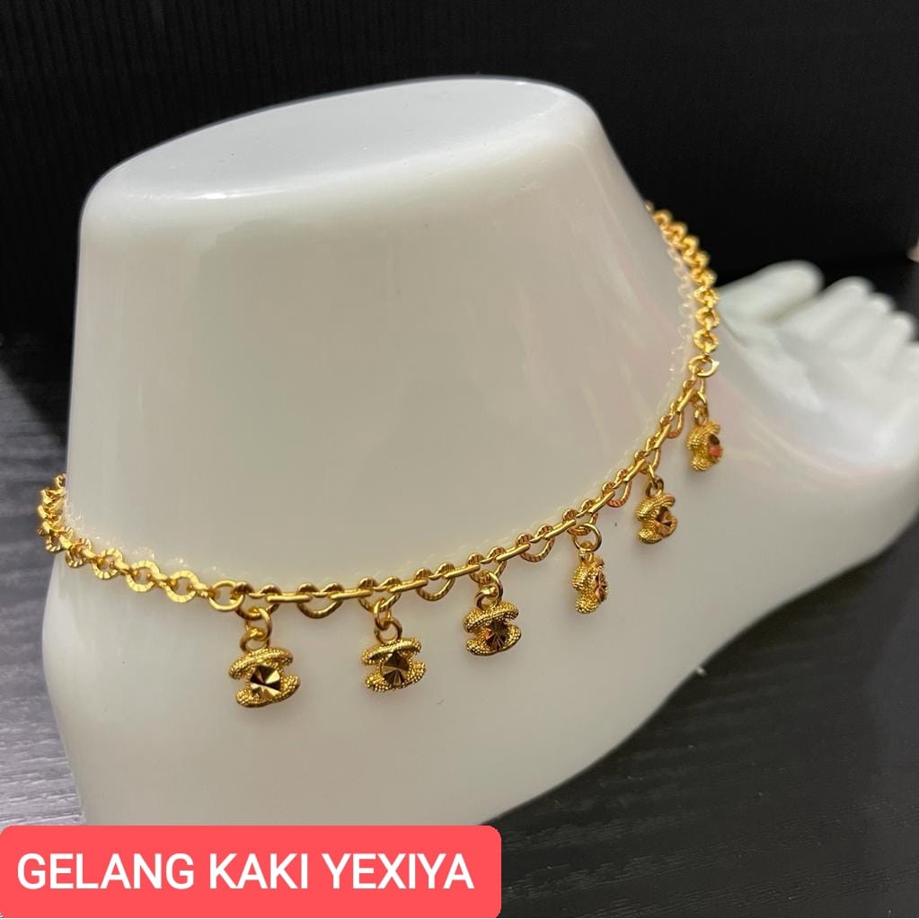 gelang kaki wanita yexiya/aksesoris wanita /perhiasan fashion masa kini byk pilihan model lain nya ya kk