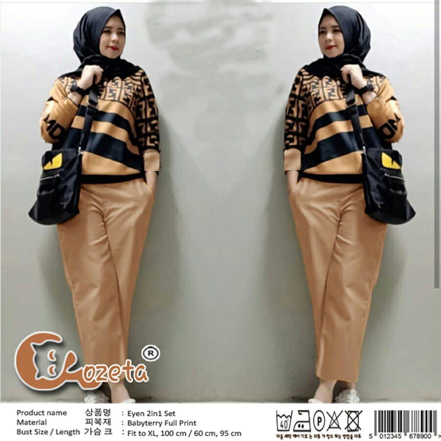 [St fendy celana RO] sete;an wanita spandex Varian warna