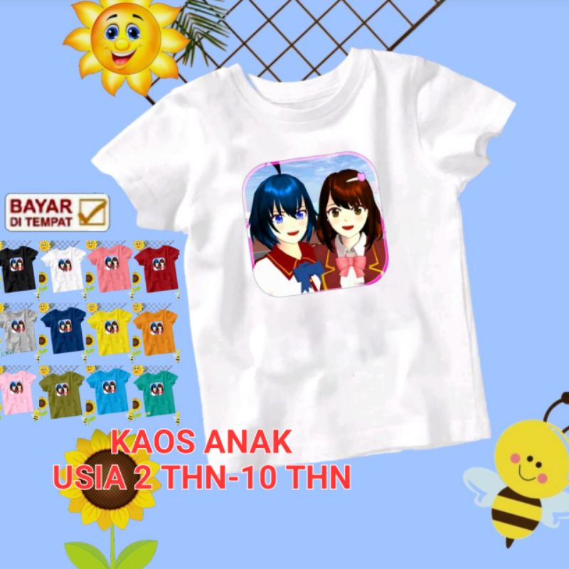 KAOS ANAK PEREMPUAN USIA 2 THN-10 THN (cewek jpg)