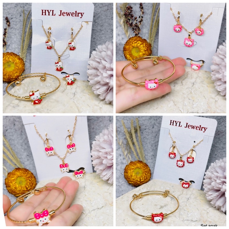 Kalung set anak Xuping 24k karakter